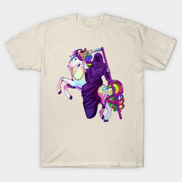 Unicorn Dead Angel T-Shirt by arexzim